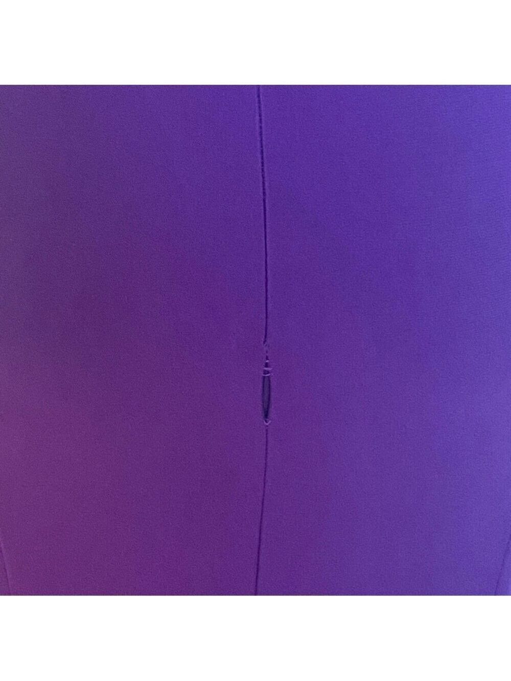 Size 00 Faviana 7728 Purple Prom Pageant Dress Gown Fitted Open Back New - Picture 6 of 6